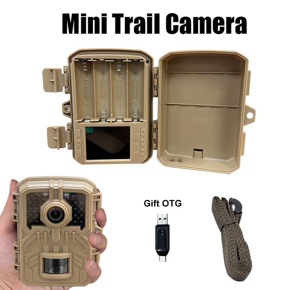 Trail Camera Infrared - Fotocamera da Sentiero 16MP 1080P, Rilevatore