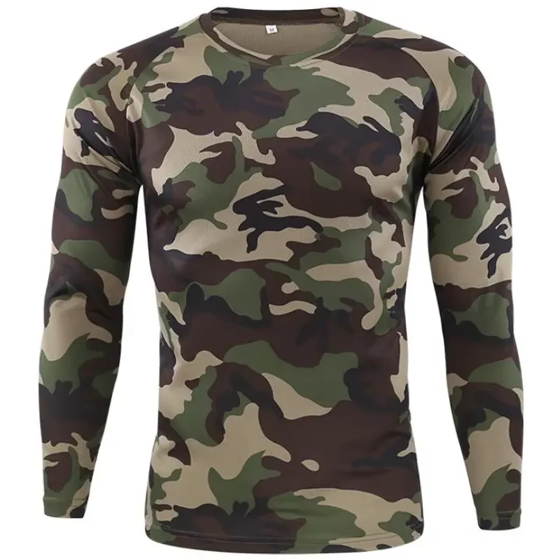 T-shirt da uomo a maniche lung - Outdoor Hunting Prints recensione e prezzo
